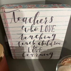 Cute Teacher Sign ✨✨